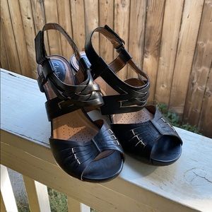 Clarks Artisan Wedge Sandals
